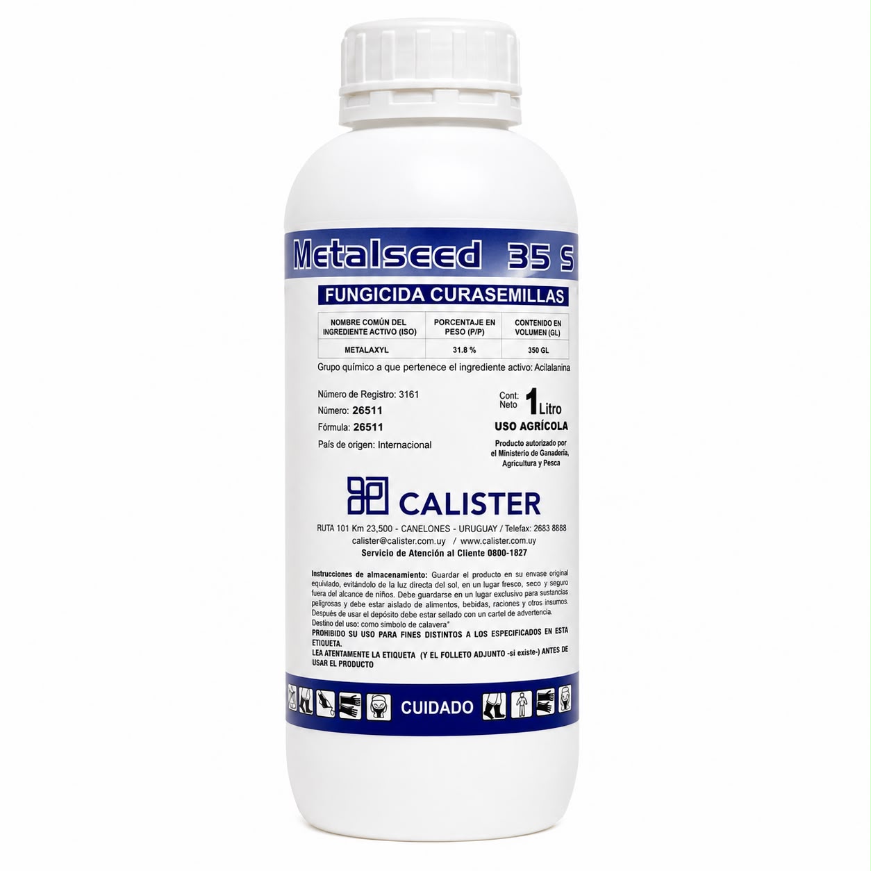 Curasemilla fungicida Metalaxil METALSEED 35SC 1 litro