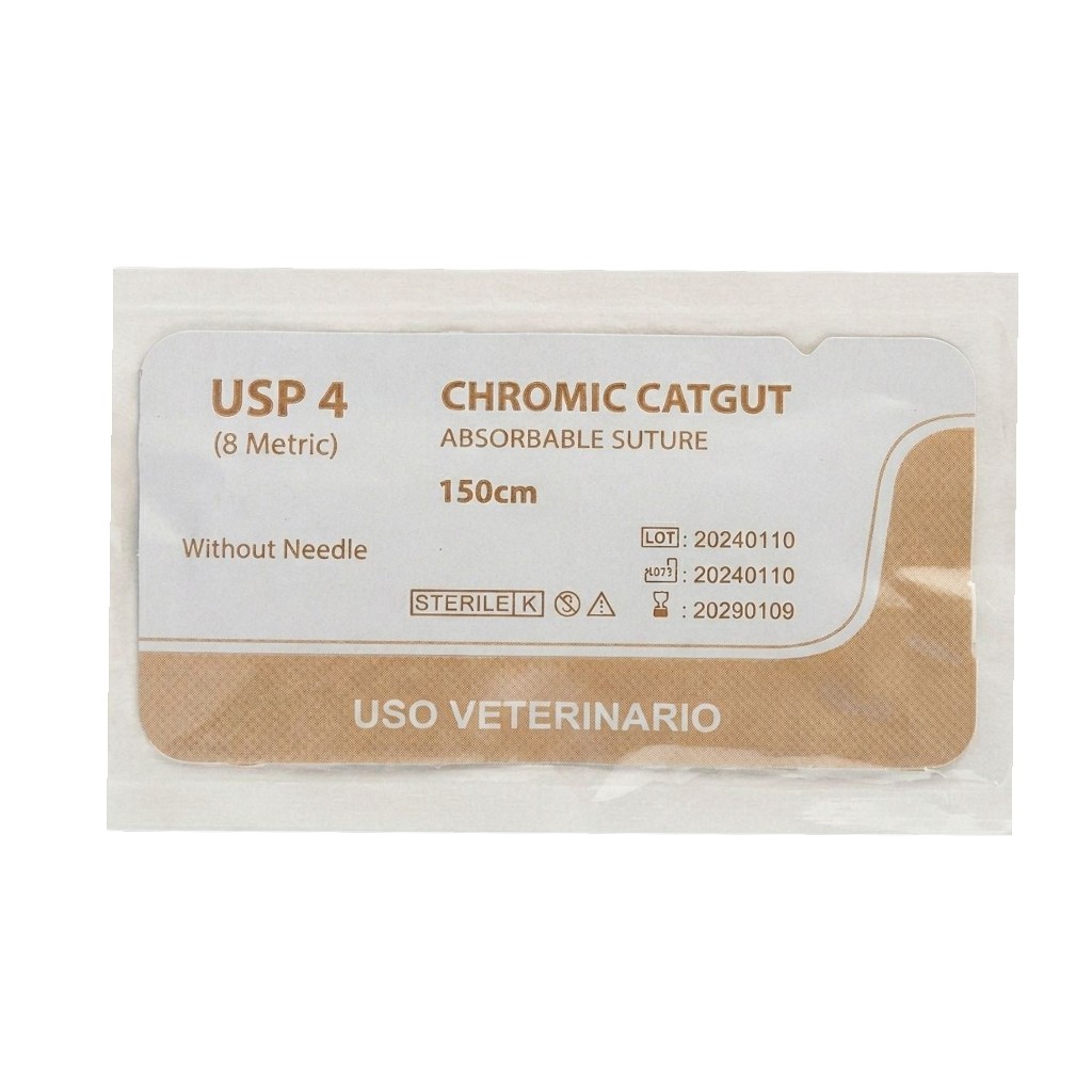 Cat-Gut cromado 4