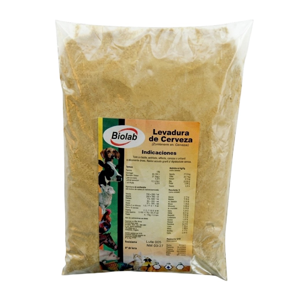 Levadura de cerveza x 1 kg.