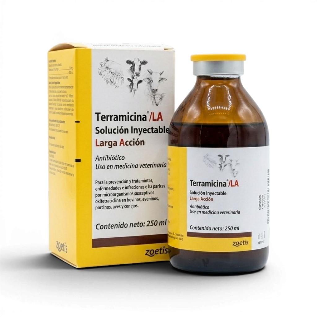 Terramicina L.A.de 250 cc.