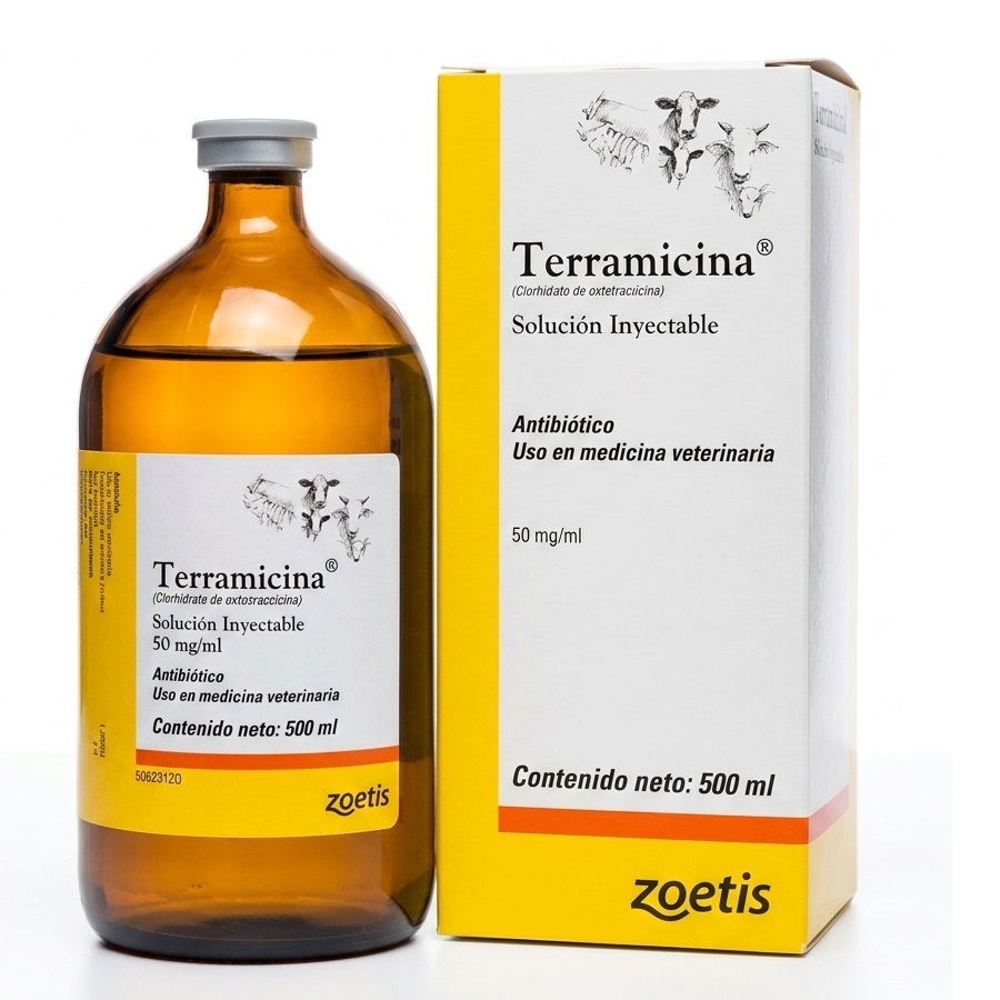 Terramicina L.A.de 500 cc