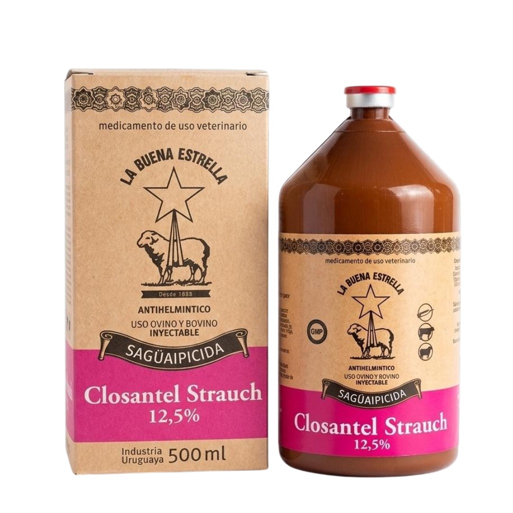Closantel Strauch 12.5% inyectable 500 ml