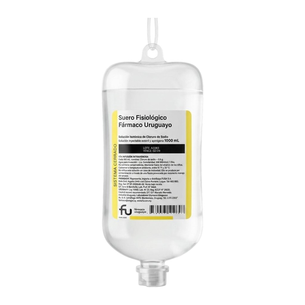 Suero Fisiol�gico x 1000 cc.