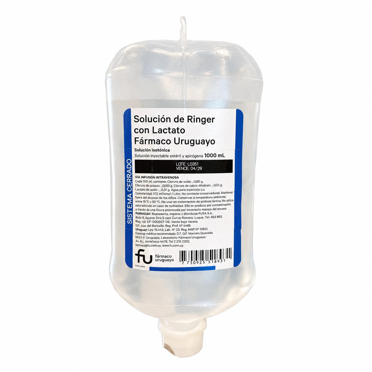 Suero Ringer x 1000 cc.