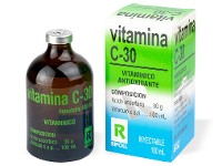 Vitamina C-30 inyectable 100 ml. RIPOLL