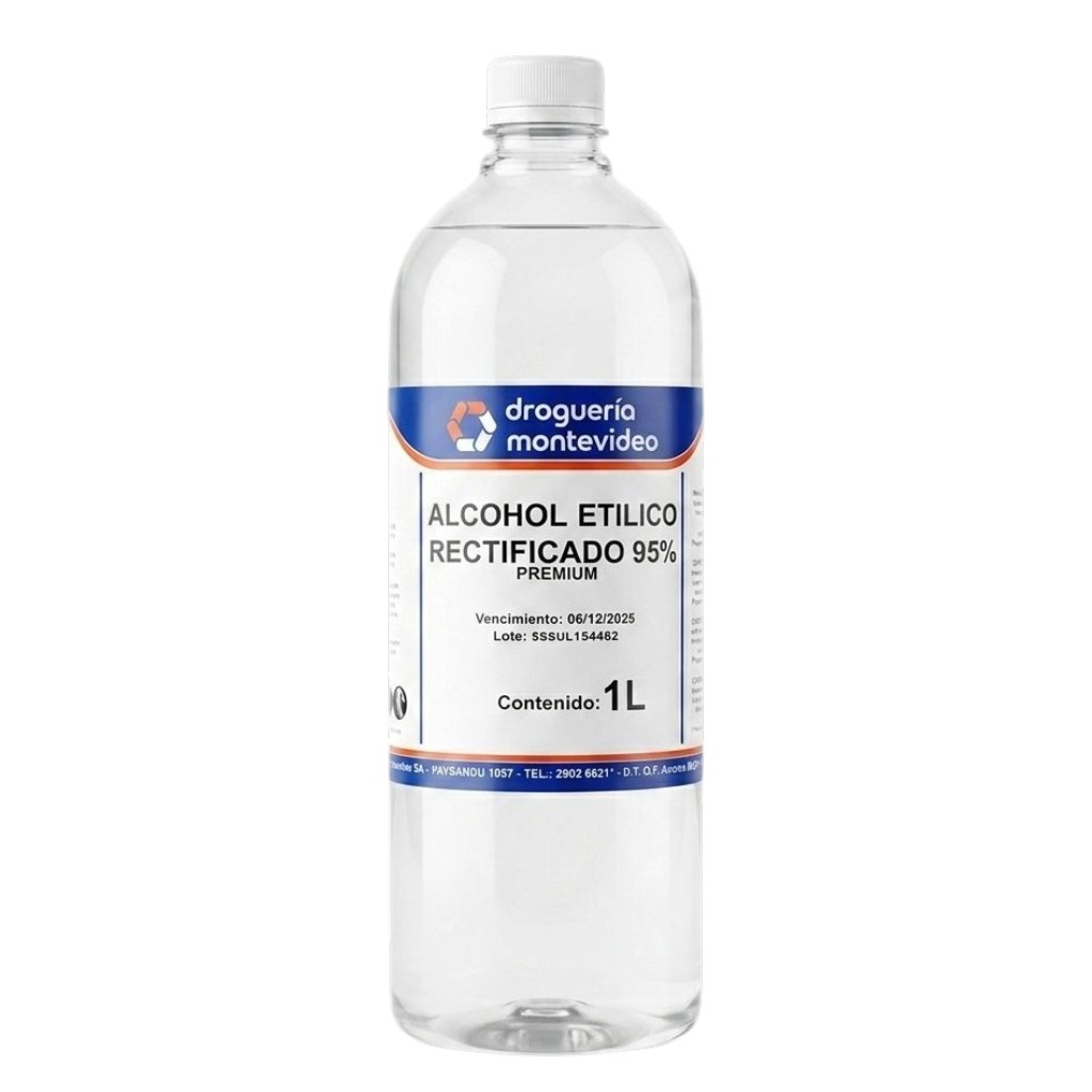Alcohol rectificado 95% 1 litro