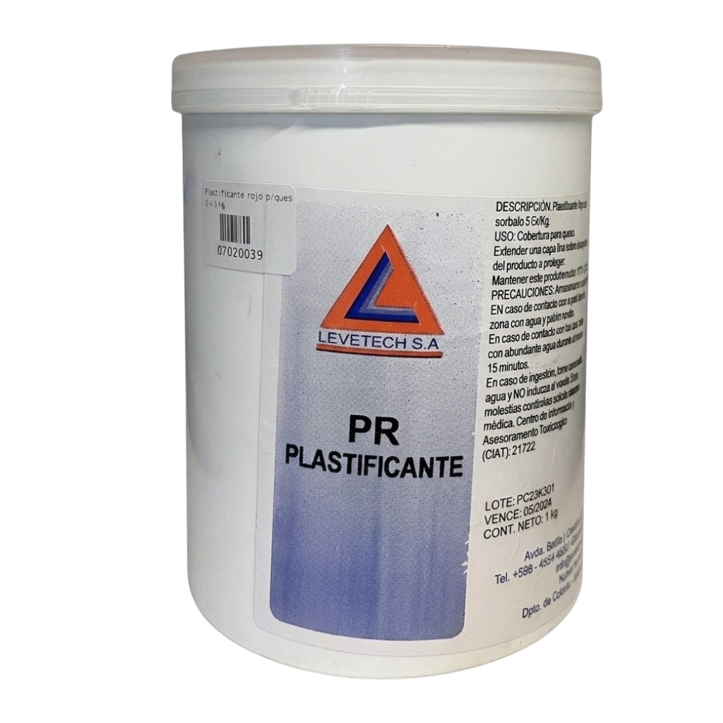 Plastificante rojo para queso x 1 kg.