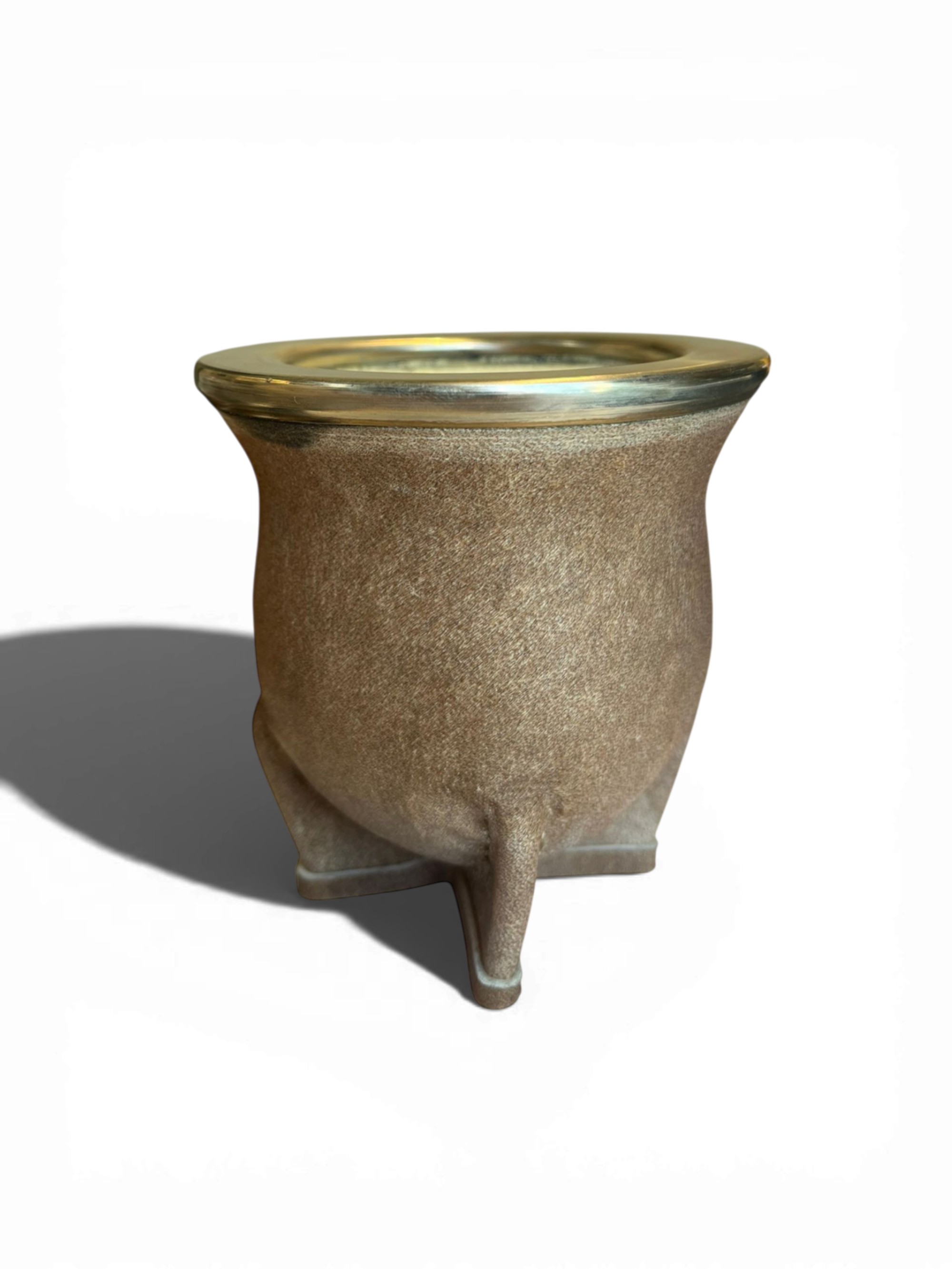 Mate forrado Cuero b/alpaca