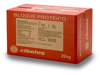 Bloque CIBELES Proteico x 25kgs rojo (REG.11621)