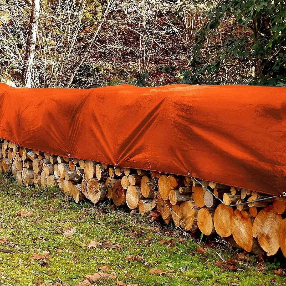 Lona impermeable naranja  5x 4mts.GOLDEX