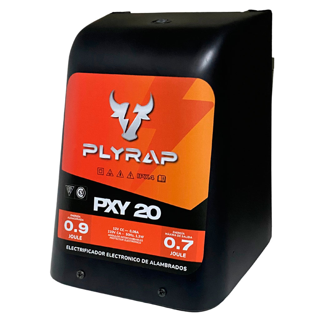 Electrificador PLYRAP combinado (220v - 12v) 20 km