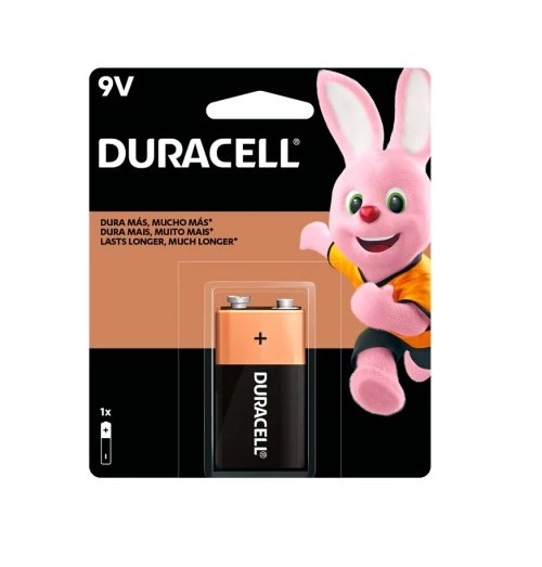 Bateria 9 V alkalina DURACELL