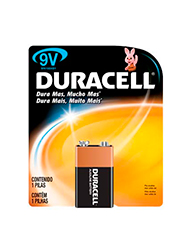 Bateria 9 V alkalina DURACELL