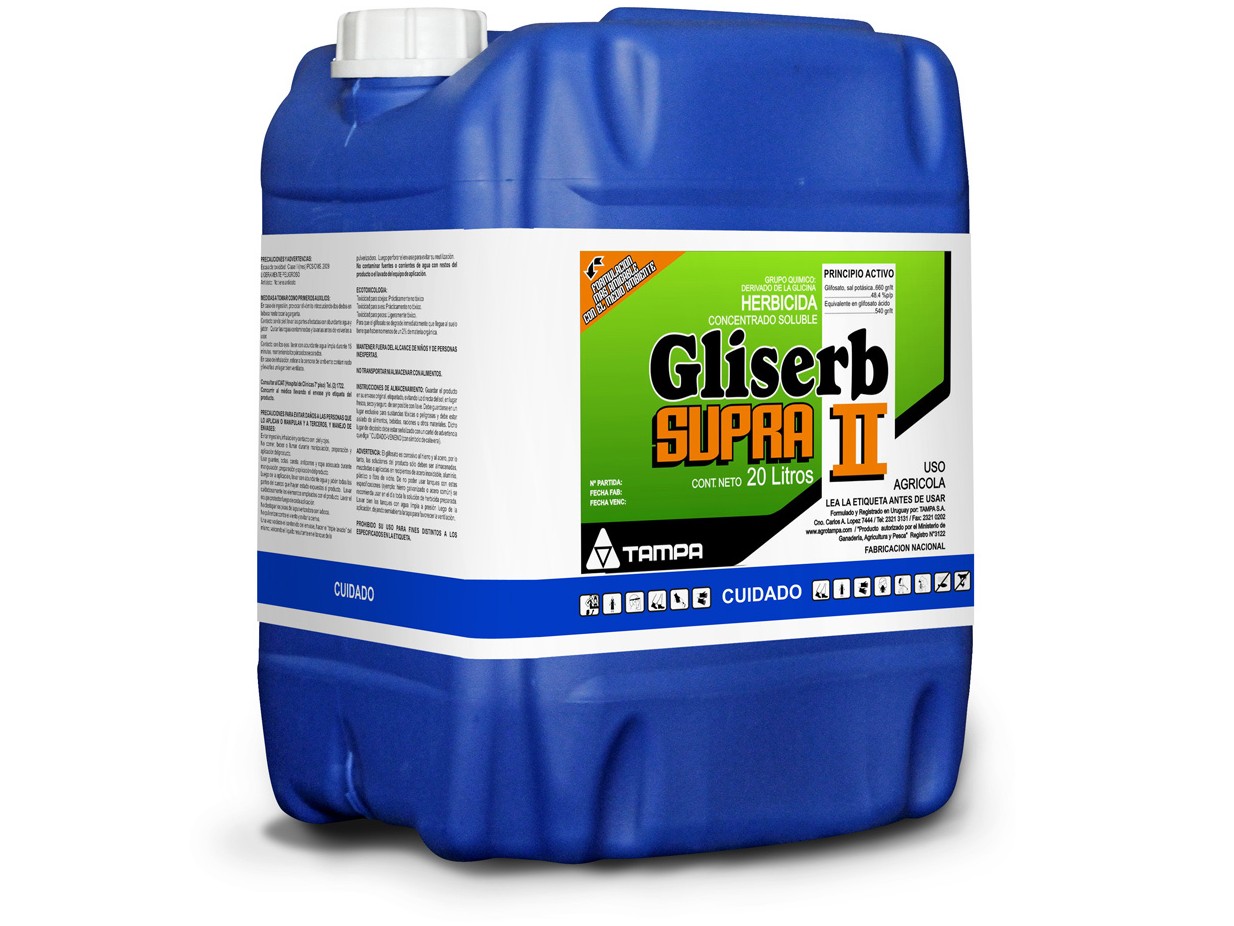 Glifosato Gliserb SUPRA II 20 litros