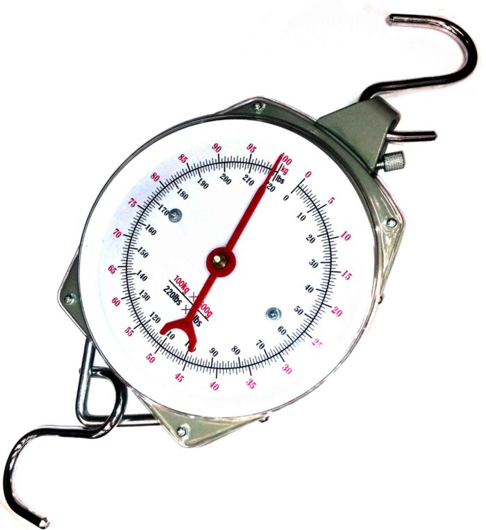 Balanza portatil colgar WM 100 Kgs.