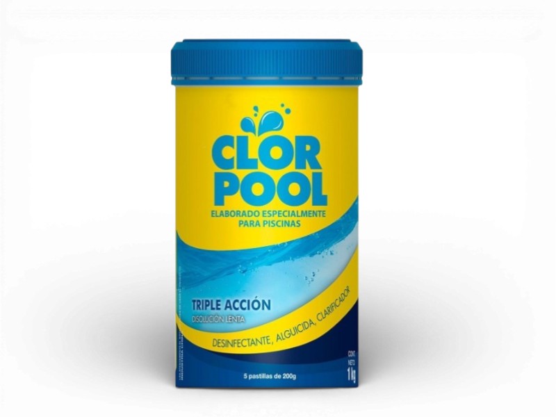 Cloro Clor Pool Triple acci�n x 5 pastillas 