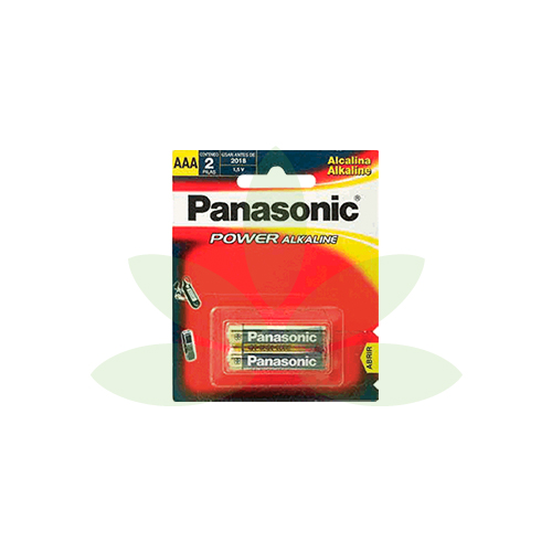 Pilas PANASONIC chicas alcalinas AAA x 2 unids. - Almacen Rural