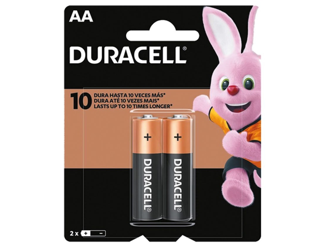 Pilas chicas AA x 2 DURACELL