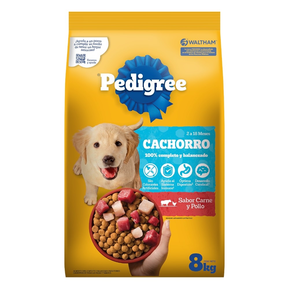 Raci�n PEDIGREE cachorro x 8 kg.