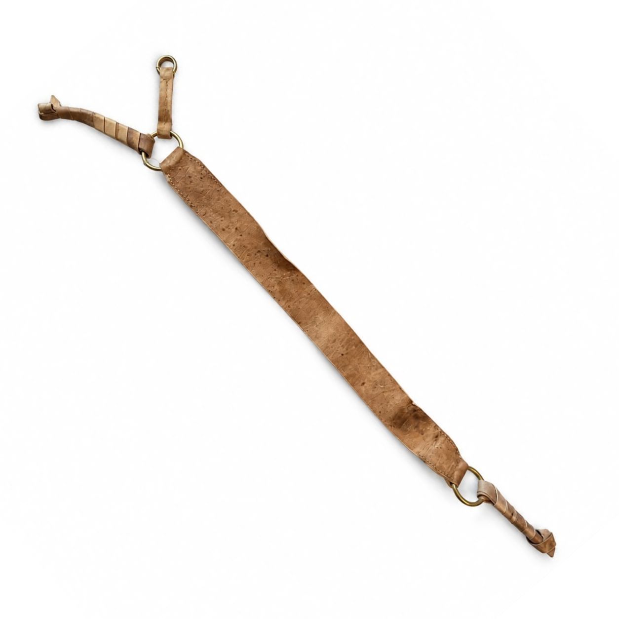 Cinch�n EFEKA cuero crudo con argolla de bronce