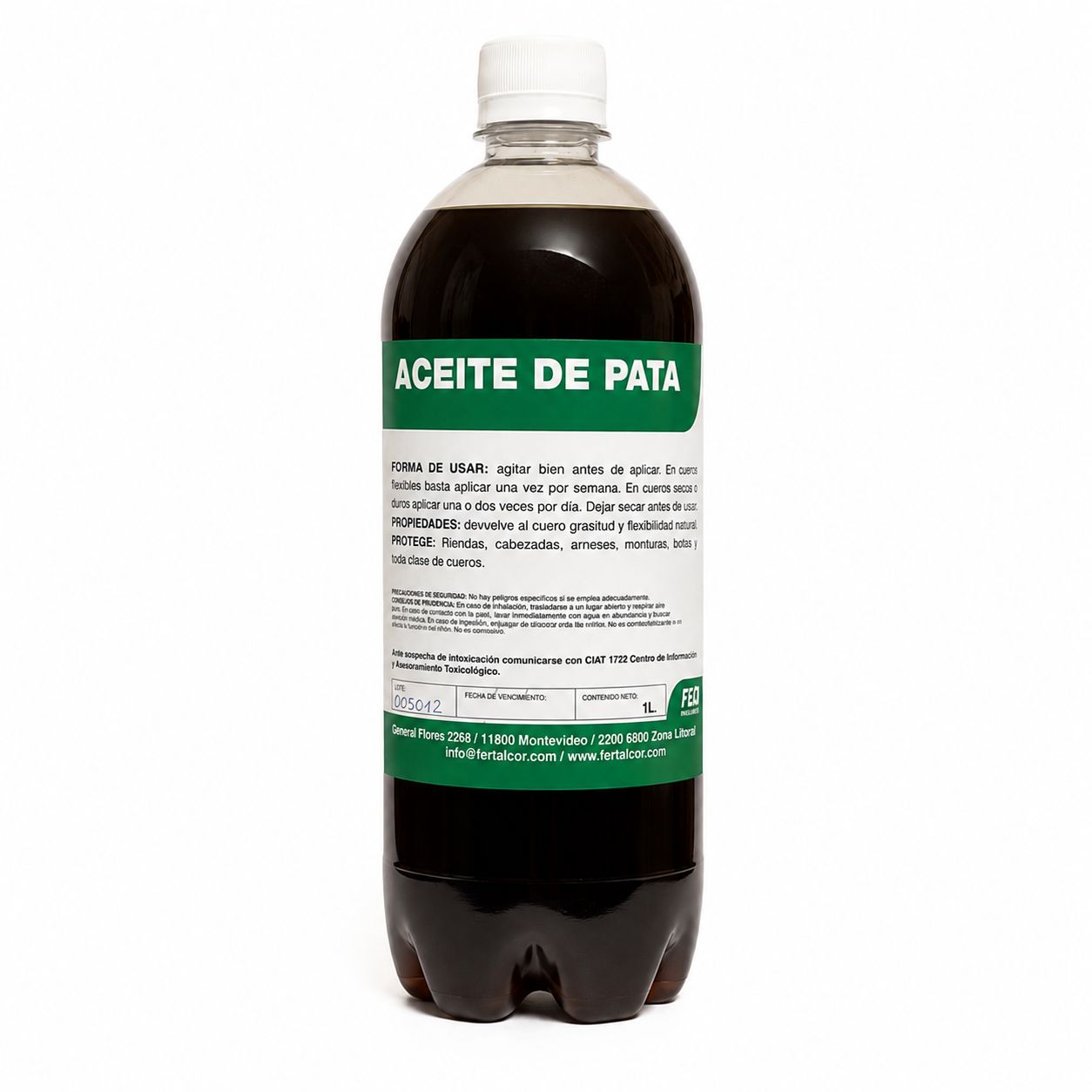 Aceite de Pata x 1lt.