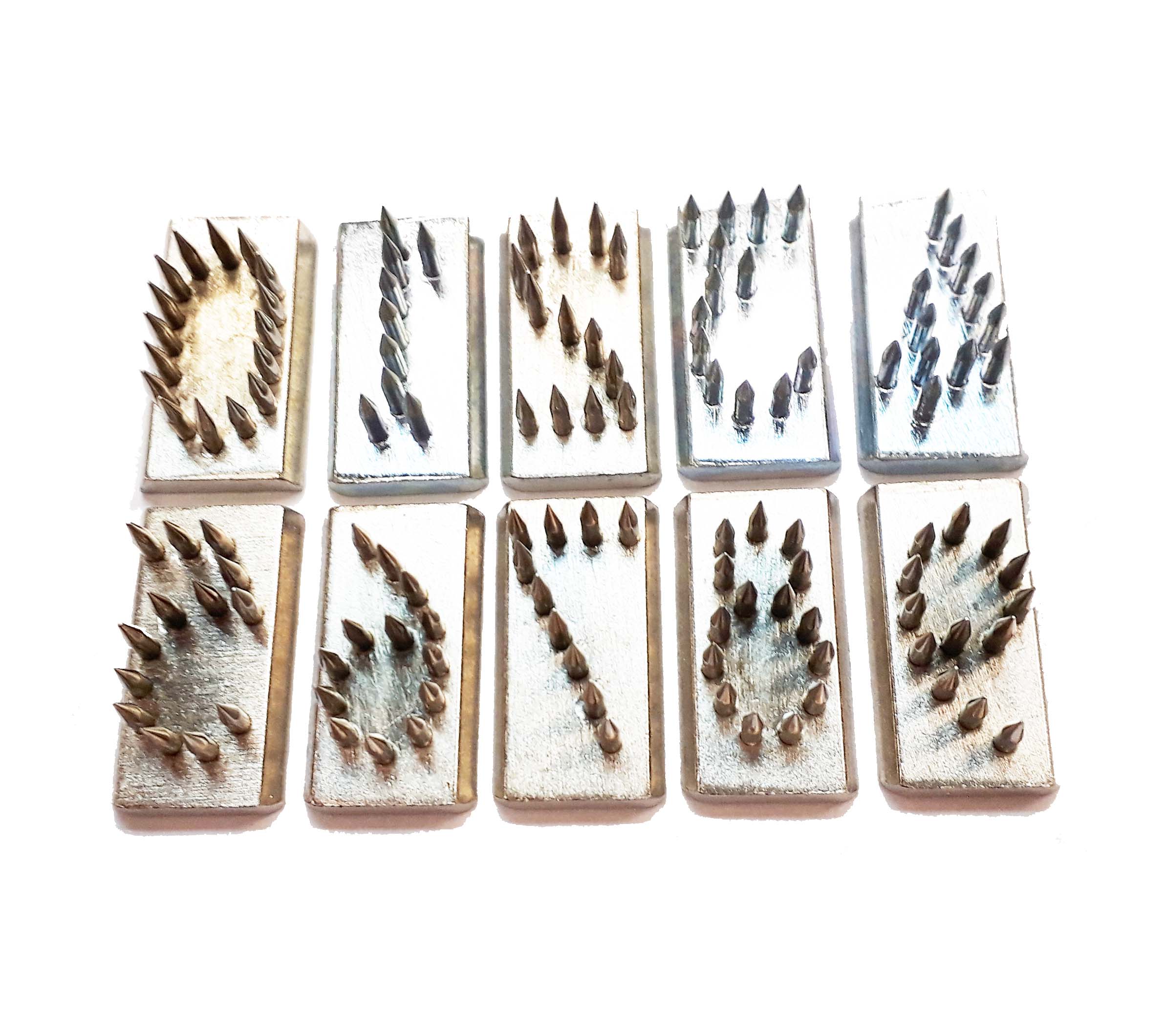 WALMUR Numeros P/tatuar bovinos 16mm jgo