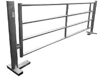 JC Portera vacuno extensible galvanizado en caliente 4 a 5 mts G-407