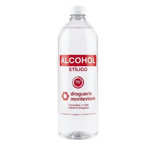 Alcohol rectificado 70% x 1 lt.