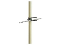 Varilla fibra vidrio 10mm x 1.2mts con aislador clip metlico