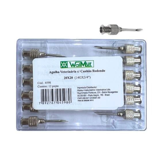 WALMUR Aguja 20x2.0 (12 unidades)