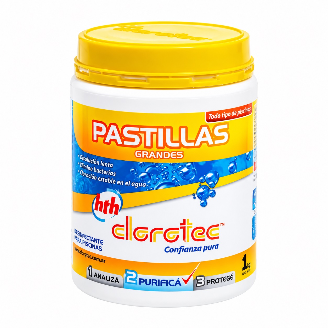 CLOROTEC Pastillas Disoluci�n Lenta (200 grs) x 1 kg