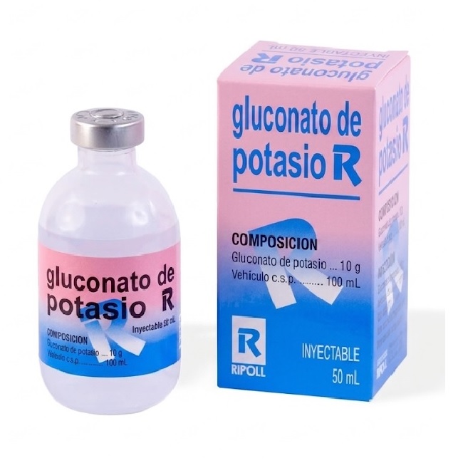 Cloruro de potasio ion x 50ml. RIPOLL inyectable