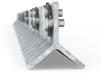 CLIPEX Poste Standard galvanizado 2.00 mts 9 clip