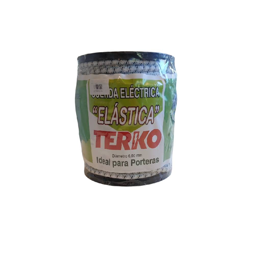 Cuerda elctrica elastica 6mm x 50mts.