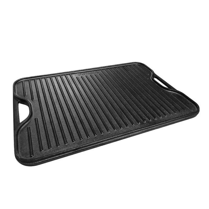 Plancha hierro curado 50 x 35 cm con asas VICTORIA (ref.32869)