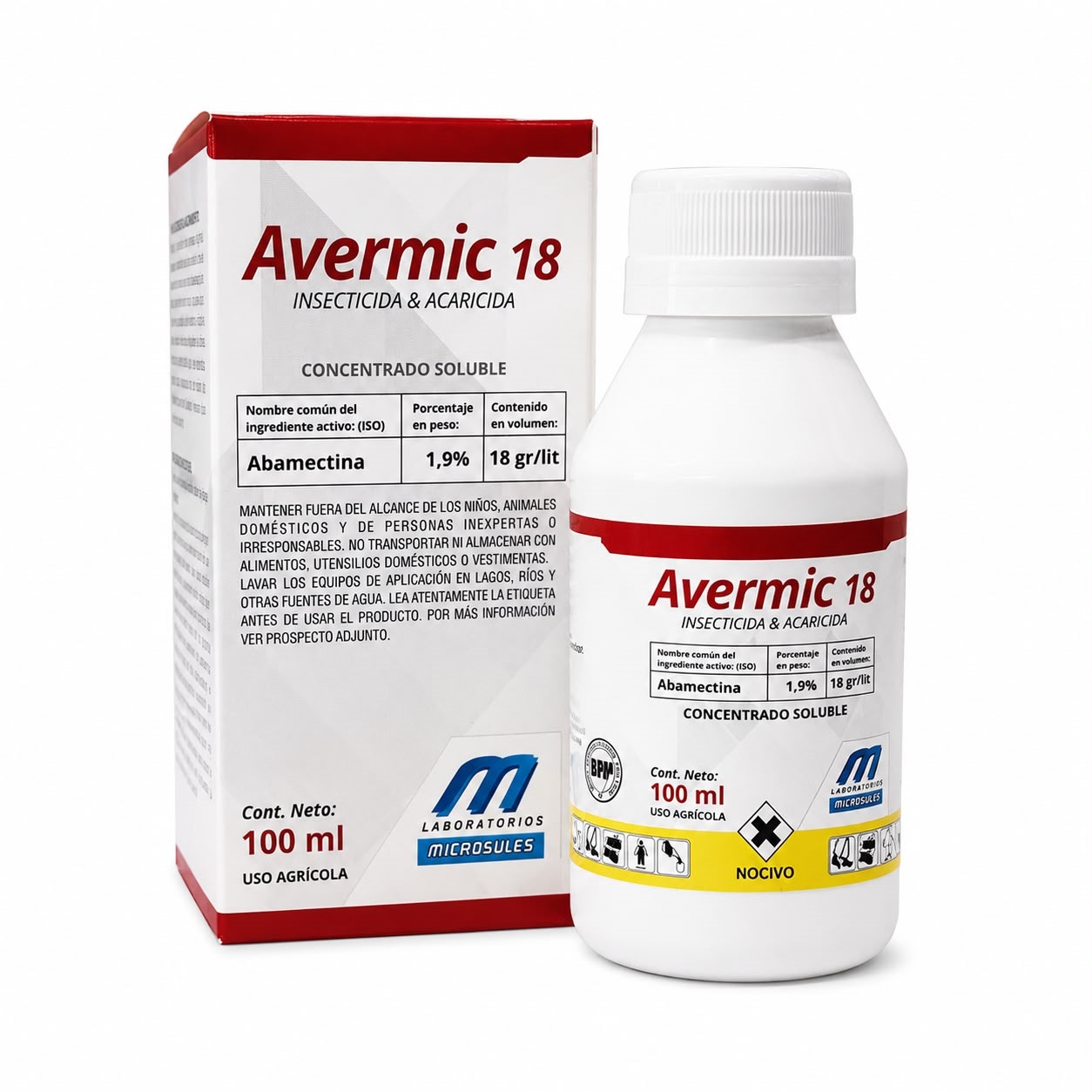 Abamectina AVERMIC 18  x 100ml.