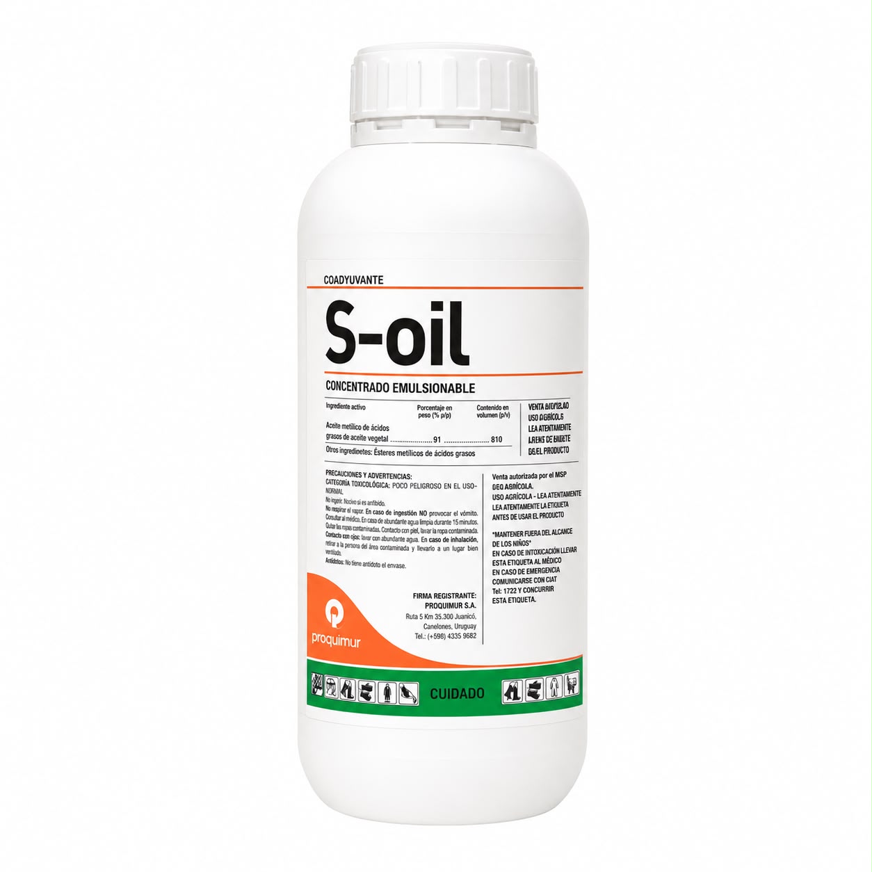 Coadyuvante Aceite Metil. S-OIL 1 litro