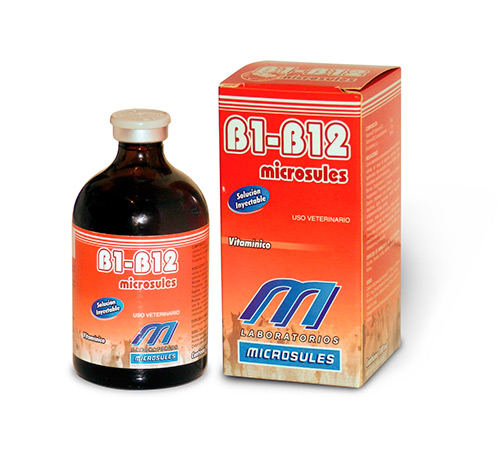 Vitamina B1+B12 Fuerte x 100 ml. MICROSULES