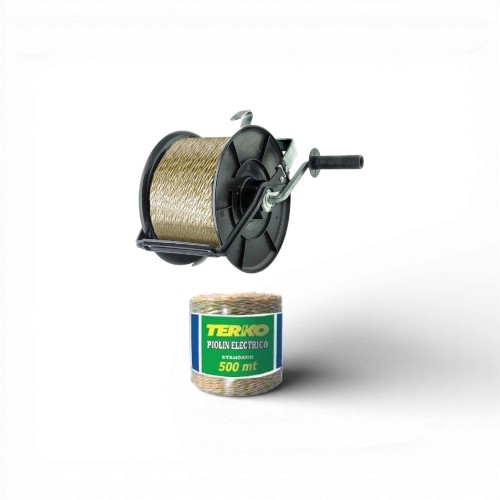 Carretel plastico c/multiplicador TERKO x 500 mts