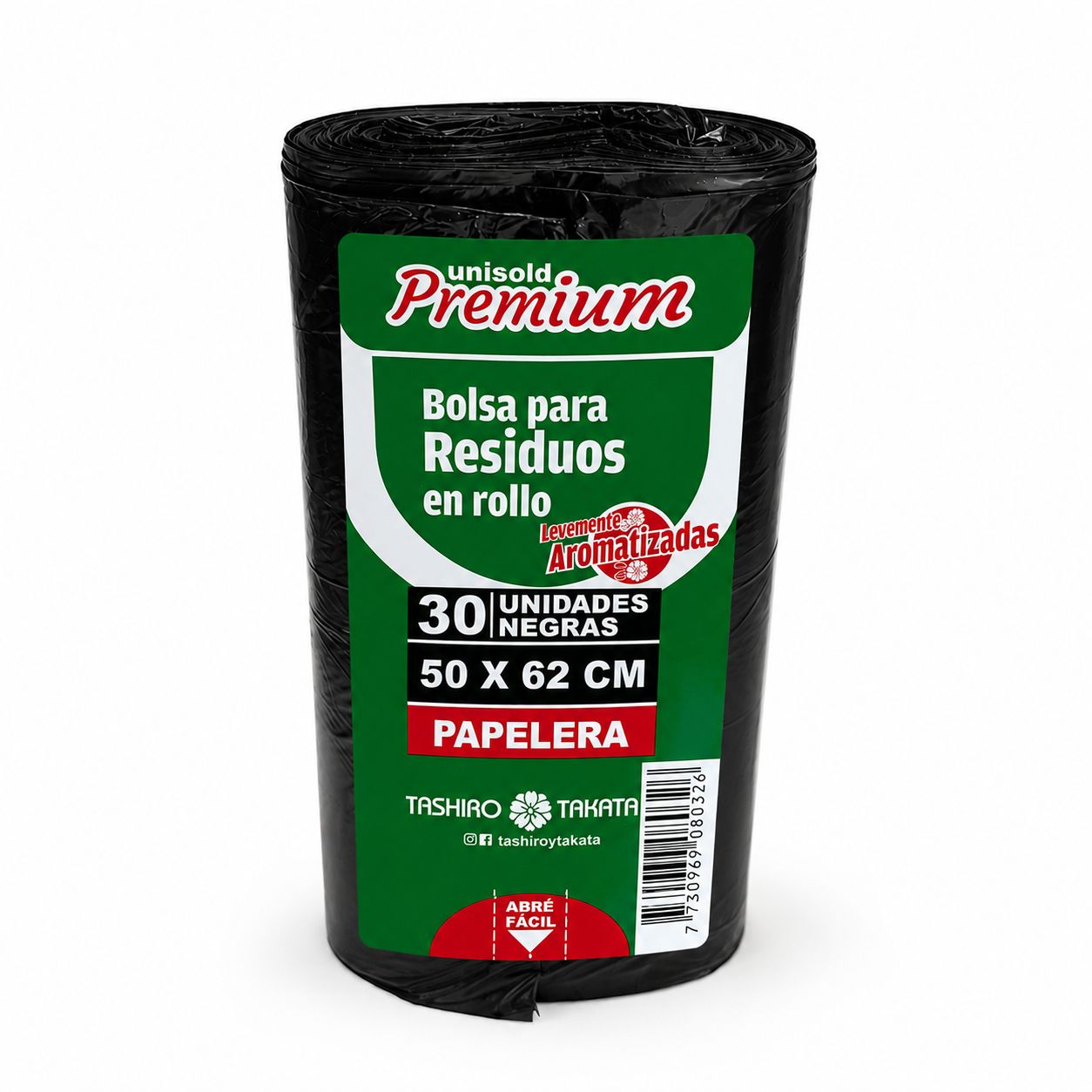 Bolsas p/residuos 50x62 negra 30 unids.