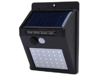 Wall 3.5w solar negro clido 1 funcion sol-001