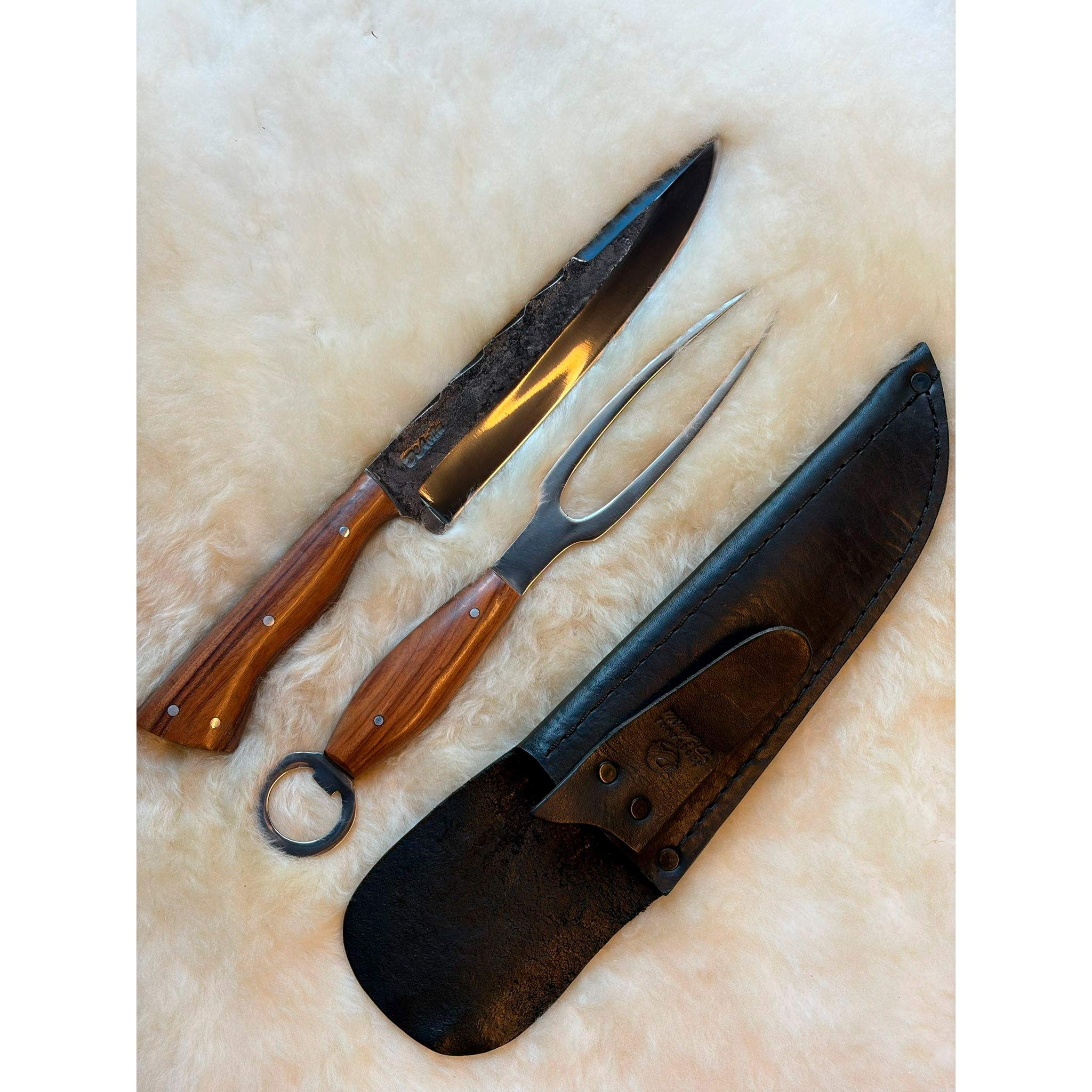 Cuchillo D'AVILA, jgo.tenedor trinchante y cuchillo 6