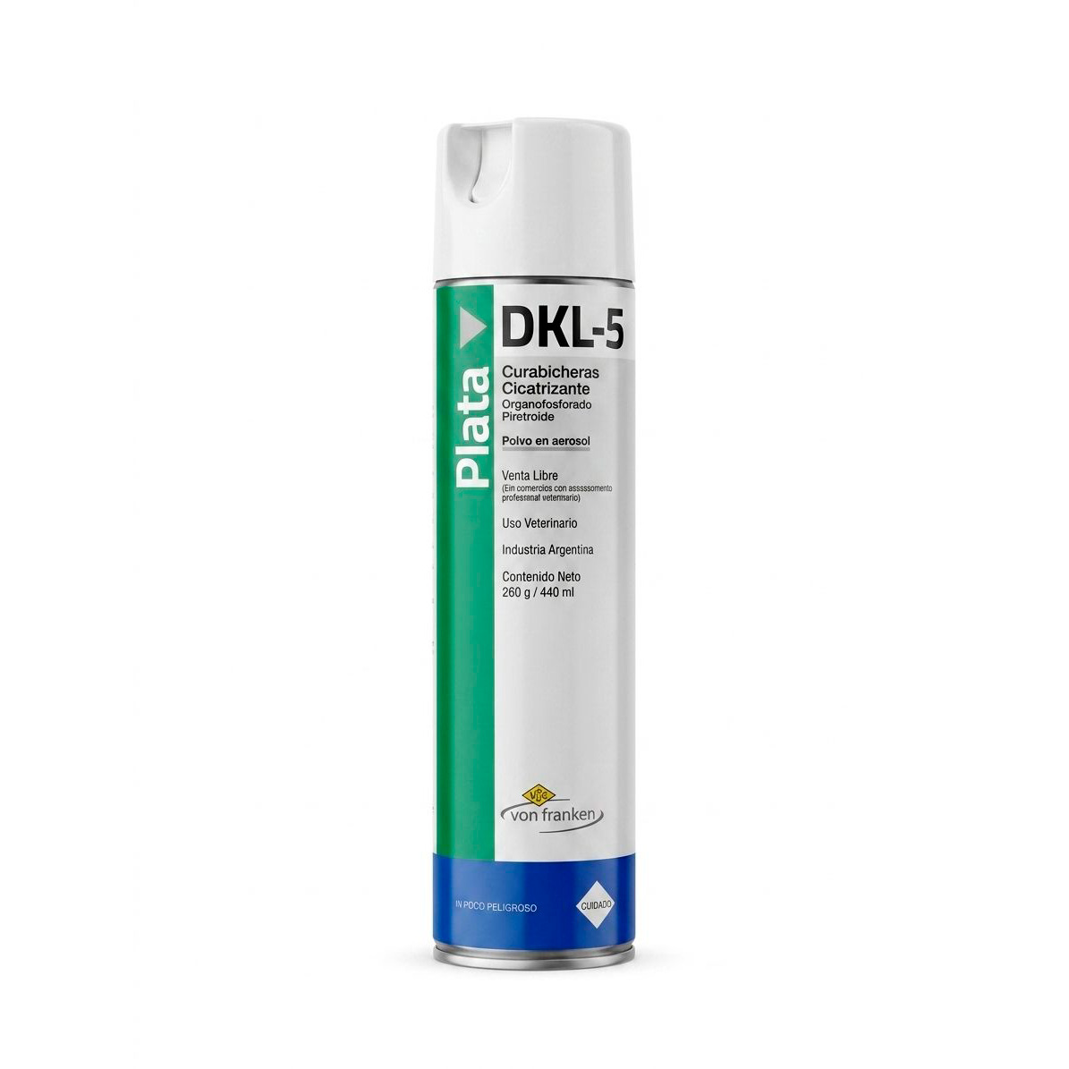 Curabichera DKL-5 plata en aerosol 
 440 ml