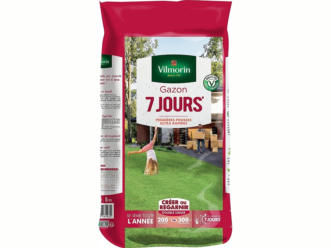 Semilla c�sped VILMORIN Premium Ultra R�pido x 5 kgs.