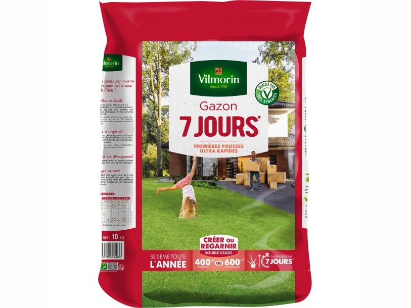 Semilla c�sped VILMORIN Premium Ultra R�pido x 10 kg.