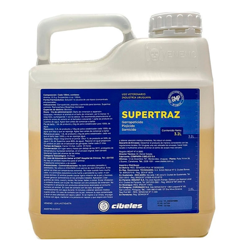 Supertraz pack  (3.2 lts + polvo)