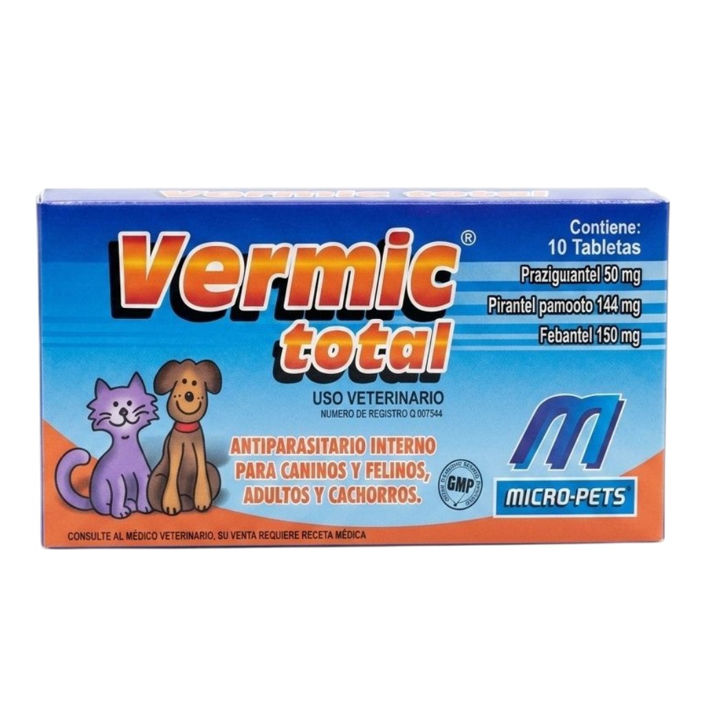 Vermic total x 10 unids.