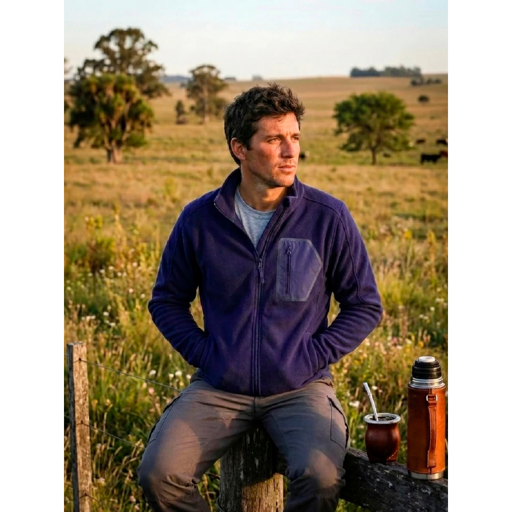 Campera DEYUNTAS polar con detalle