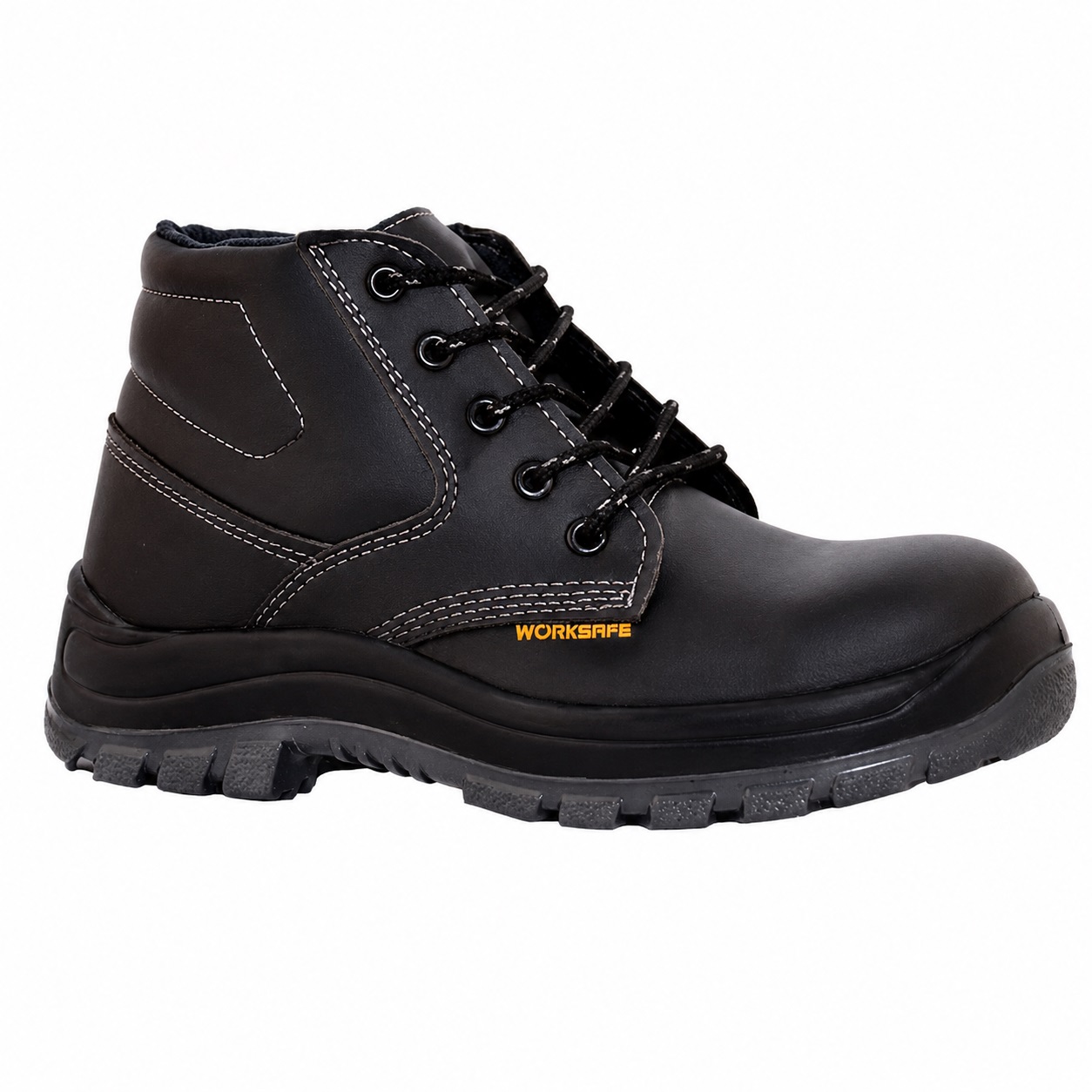 Bot�n WORKSAFE de cuero con puntera pl�stico 