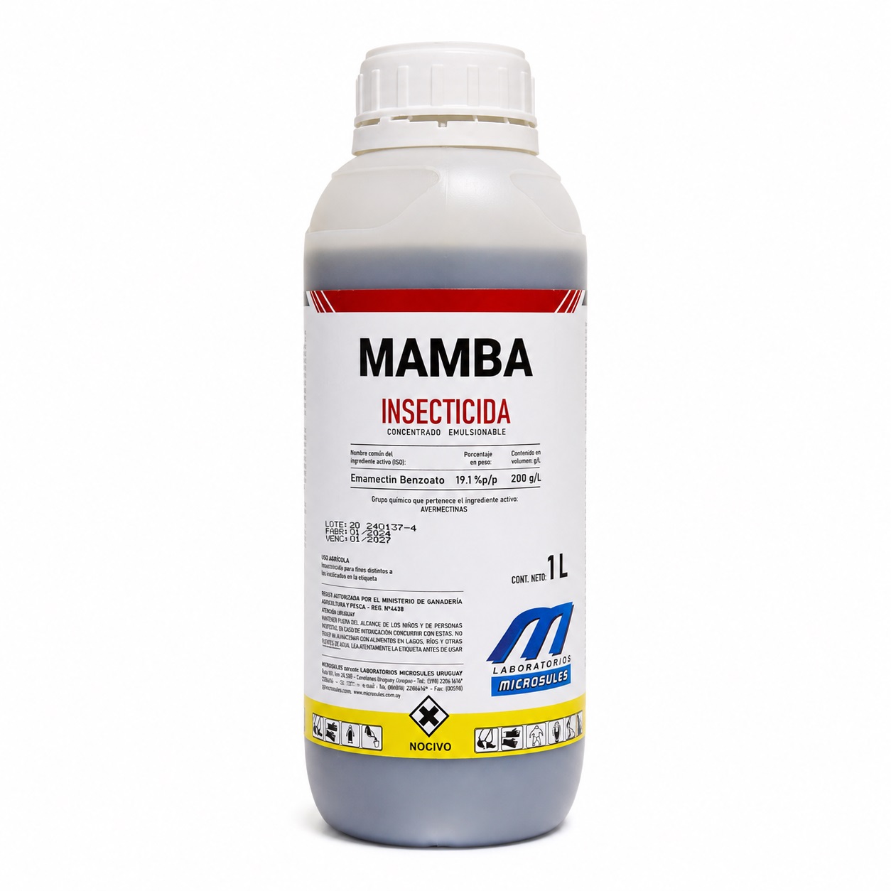 Emamectin Benzoato MAMBA x 1 lt.